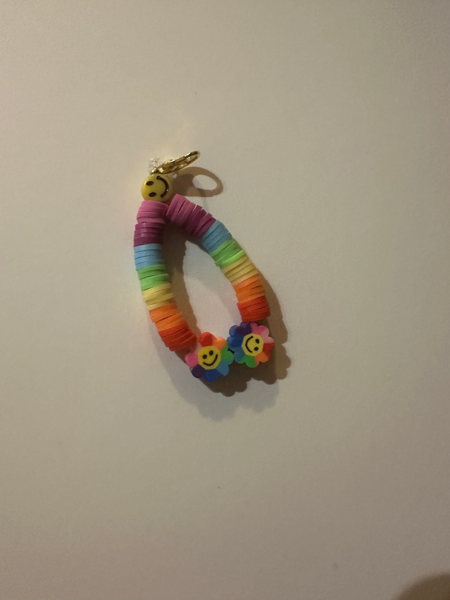 Smiley Face Explosion Keychain